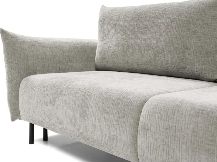 Sofa ADEL z funkcja spania i pojemnikiem JASNY SZARY OVER THE HORIZON 80