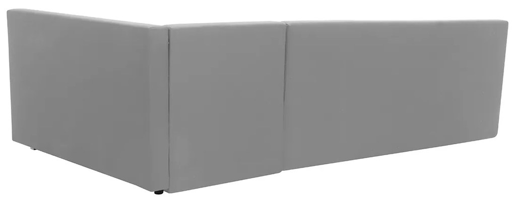 MEGA OKAZJA Narożnik kanapa z funkcją spania ARKO Czarny/Jasny szary