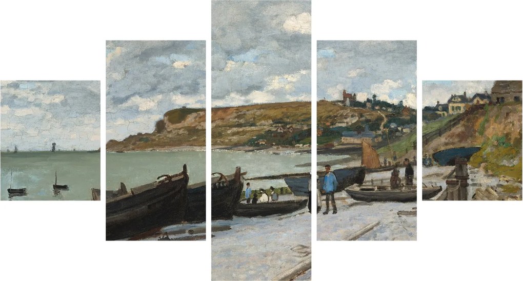 Obraz - Claude Monet, Sainte Adresse, reprodukcje (125x70 cm)