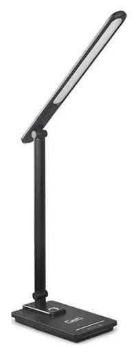 LED Ściemnialna lampa stołowa z USB LED/9W/230V 3000K/4000K/5500K czarna