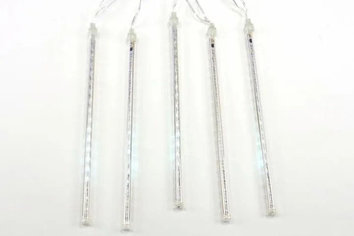 Lampki choinkowe z efektem wodospadu - zimna biel