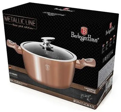 Berlinger Haus Garnek Rosegold Metallic Line, 28 cm