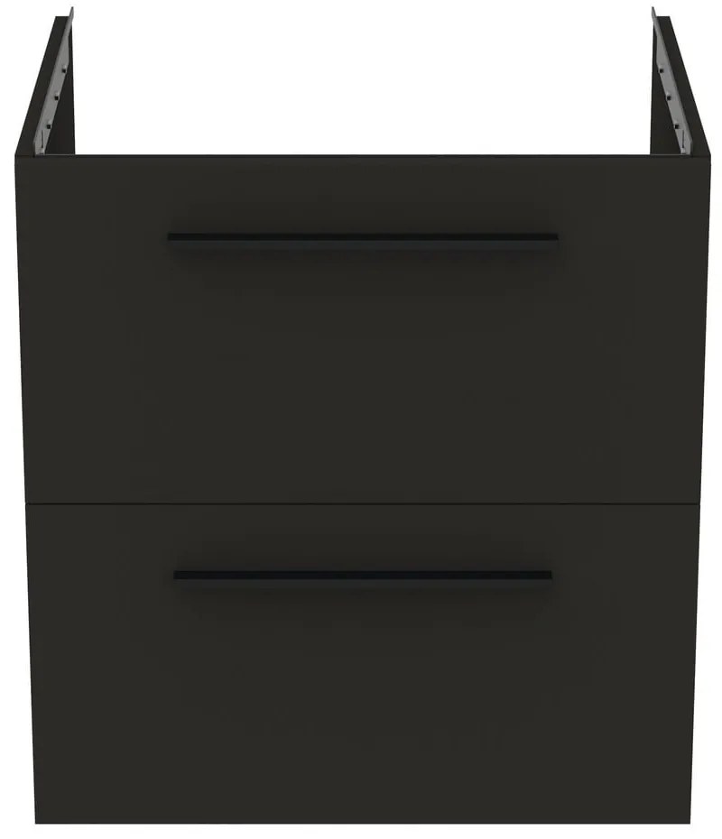 Antracytowa wisząca szafka pod umywalkę 60x63 cm i.Life B – Ideal Standard