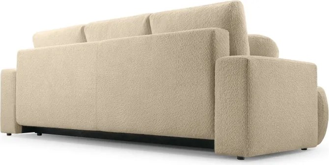 Sofa VELO z funkcja spania i pojemnikiem BEŻOWY CORAL 50