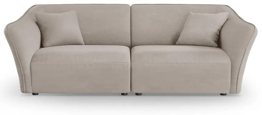 Beżowa sofa z materiału bouclé 206 cm Tokyo – Cosmopolitan Design