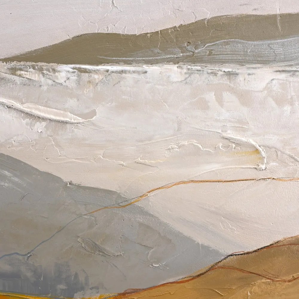 Ręcznie malowany obraz 90x120 cm Yellow Field – Malerifabrikken