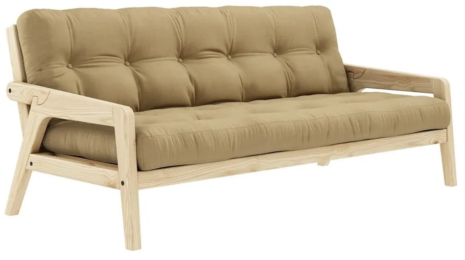 Sofa wielofunkcyjna Karup Design Grab Natural Clear/Wheat Beige