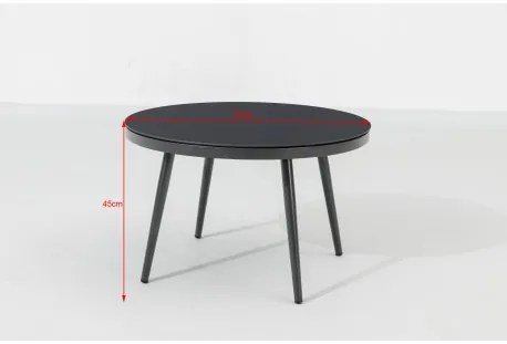 Melia LIKA-TEX® szary - luksusowy zestaw ogrodowy