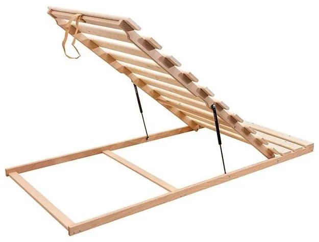 Stelaż sztywny z podnoszeniem od nóg HOVDEN 90x200 cm