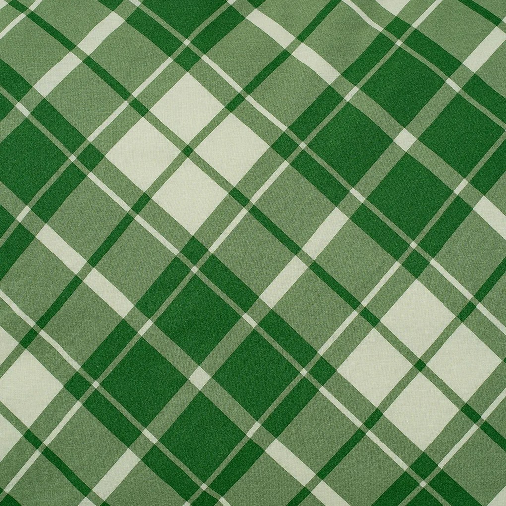4Home Pościel bawełniana Scotch green, 140 x 220 cm, 70 x 90 cm, 140 x 220 cm, 70 x 90 cm
