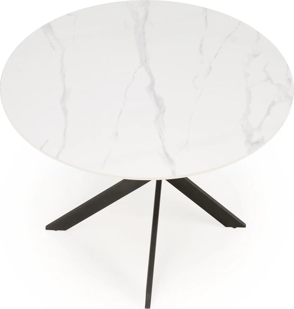 Okrągły stół Edgar 2 Halmar z blatem ze spieku