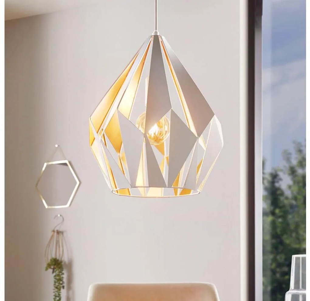 Eglo 49932 - Lampa wisząca CARLTON 1 1xE27/60W/230V