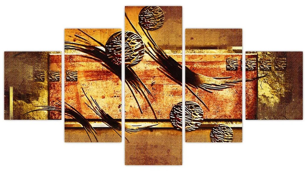 Obraz abstrakcji (125x70 cm)