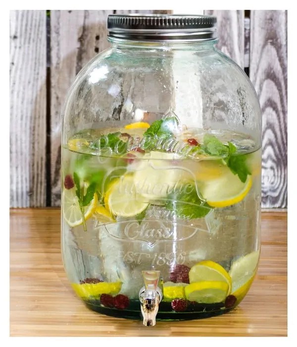 Słój na lemoniadę ze szkła z recyklingu Ego Dekor Authentic, 12,5 l
