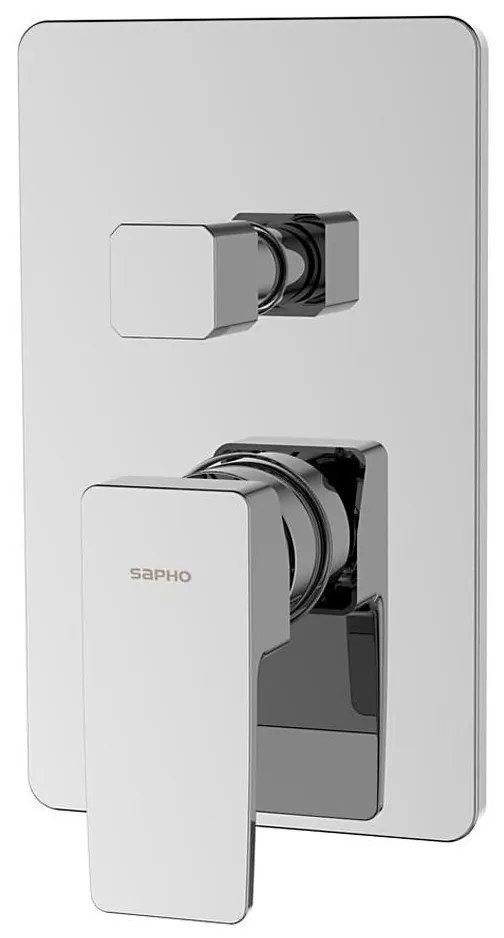 Sapho - Bateria prysznicowa do montażu podtynkowego TURSI, chrom błyszczący
