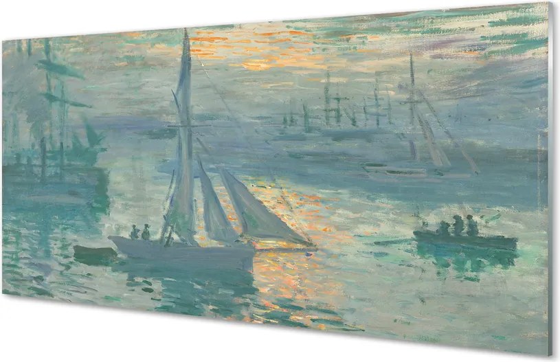 Szklany Panel Wschód Słońca - Claude Monet