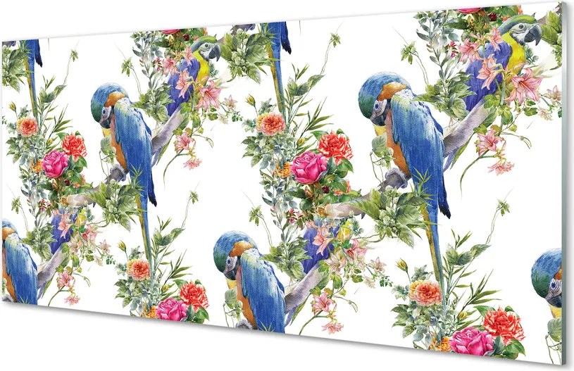 Panel Szklany Wiosenny Śpiew wśród Kwiatów