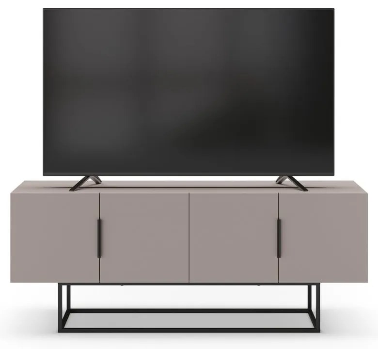 Szarobeżowa szafka pod TV 140x55 cm Titan – Marckeric