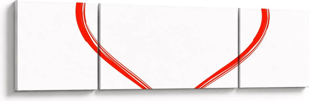 Obraz serca (170x50 cm)