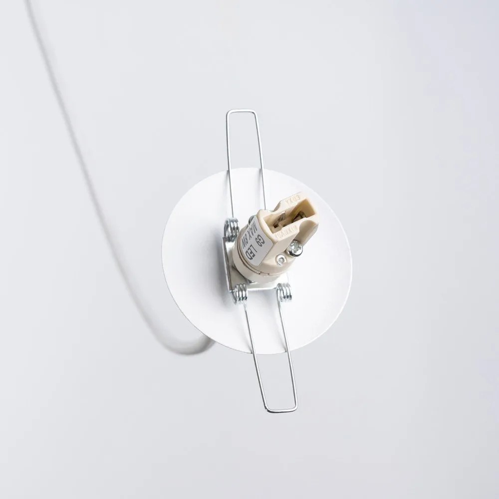 Biały żyrandol dziecięcy ze szklanym kloszem ø 32 cm Mab – Sollux