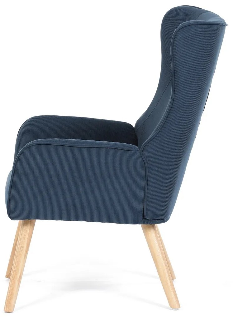 Fotel na uszach BLUE2, niebieski