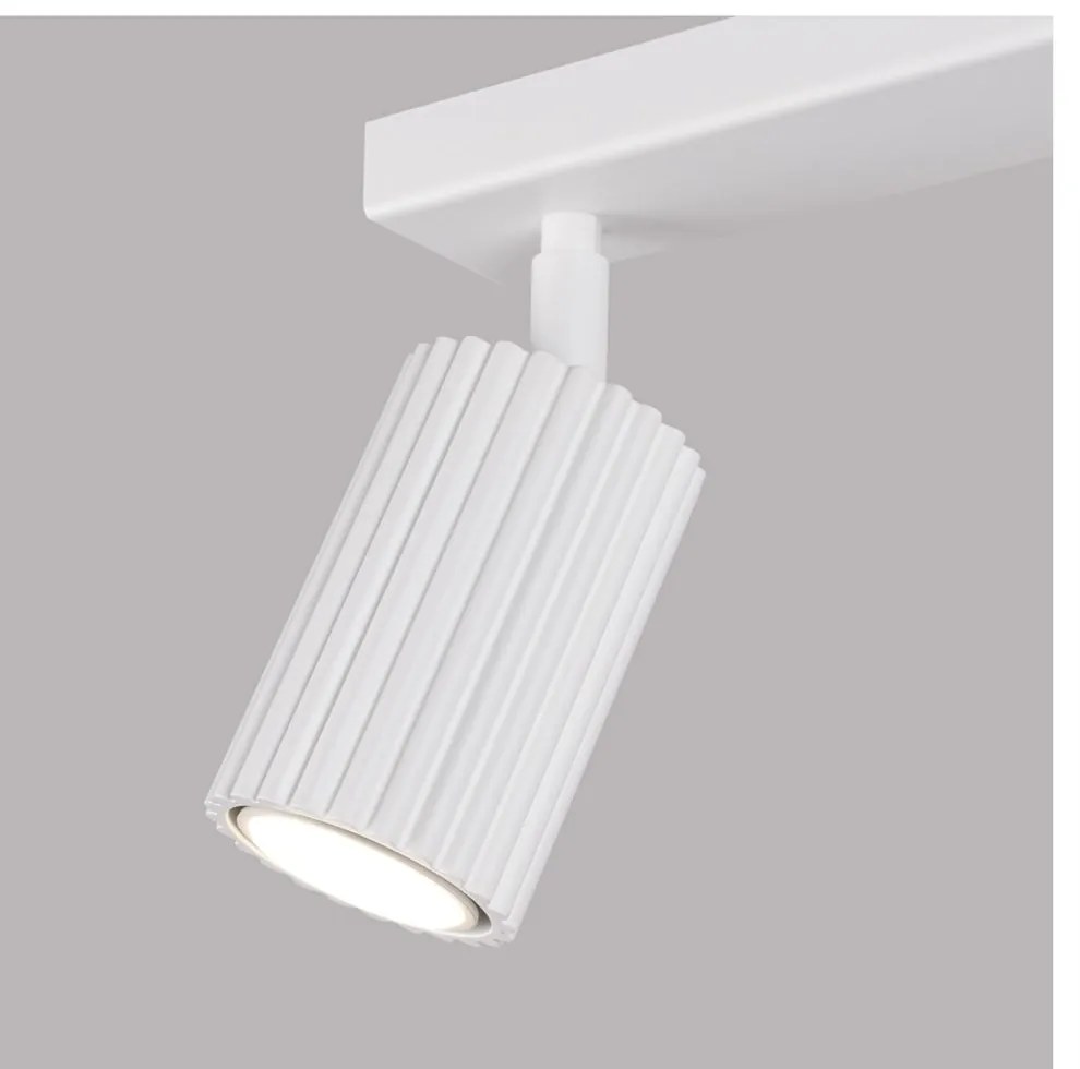 Biała lampa punktowa 6,5x30 cm Gleam – Sollux