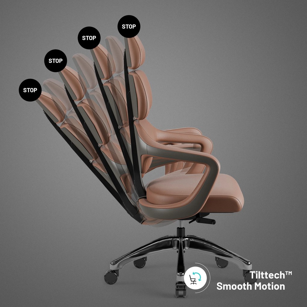 Fotel do gabinetu Diablo V-Modular, Sugar Brown