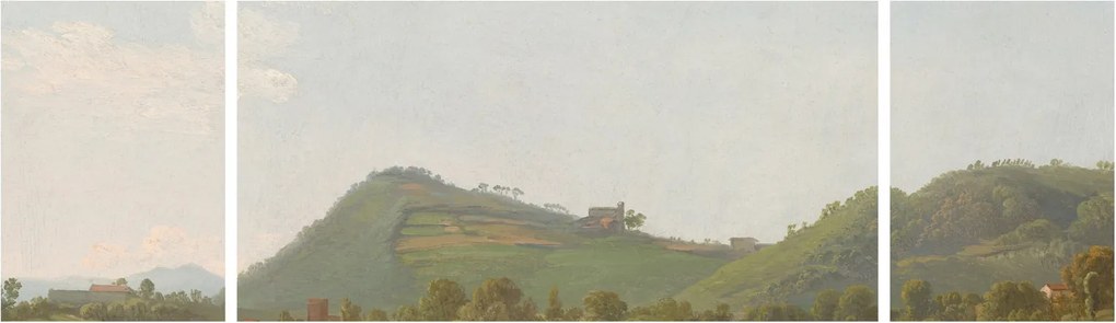 Obraz - Simon Denis, View Near Naples, reprodukcje (170x50 cm)