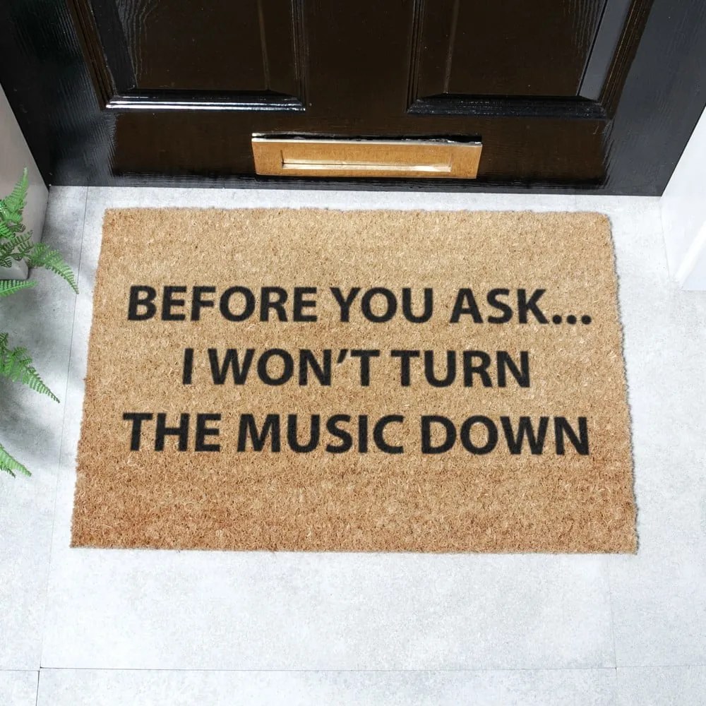 Wycieraczka z włókna kokosowego 40x60 cm Loud Music – Artsy Doormats