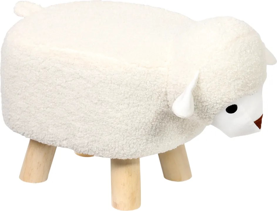 Stołek dziecięcy z motywem zwierzaka, wys. 25 cm