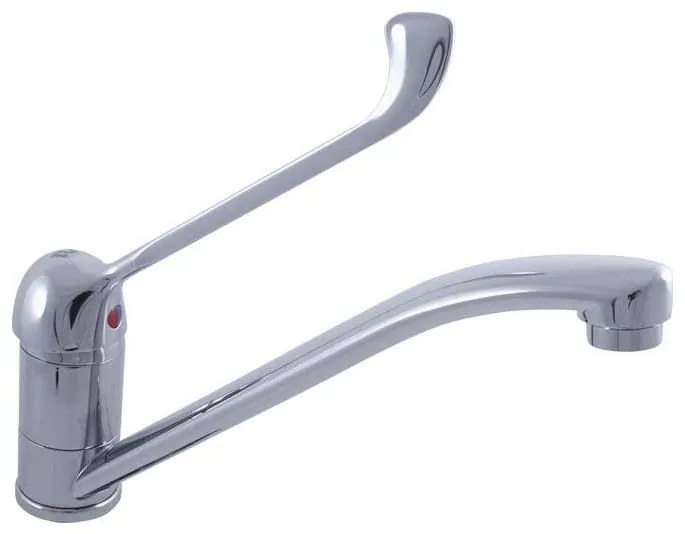 RAV Slezák SA605.0 - Bateria umywalkowa z dźwignią medyczną SAZAVA błyszczący chrom