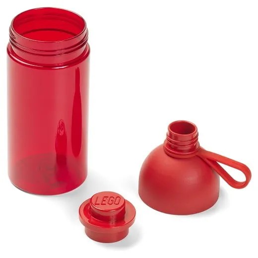 Czerwona butelka podróżna LEGO®, 500 ml