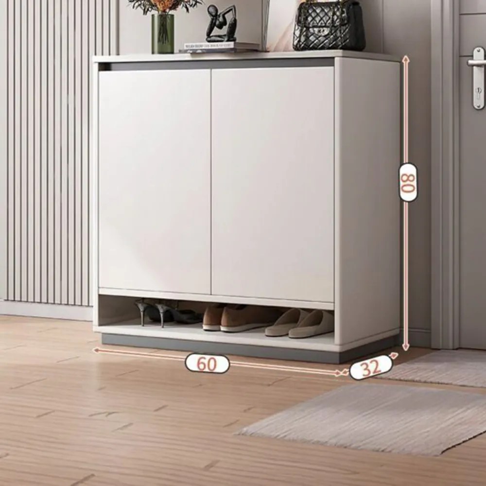 Biała szafka na buty 60x80x32 cm – kompaktowe i eleganckie rozwiązanie do przechowywania