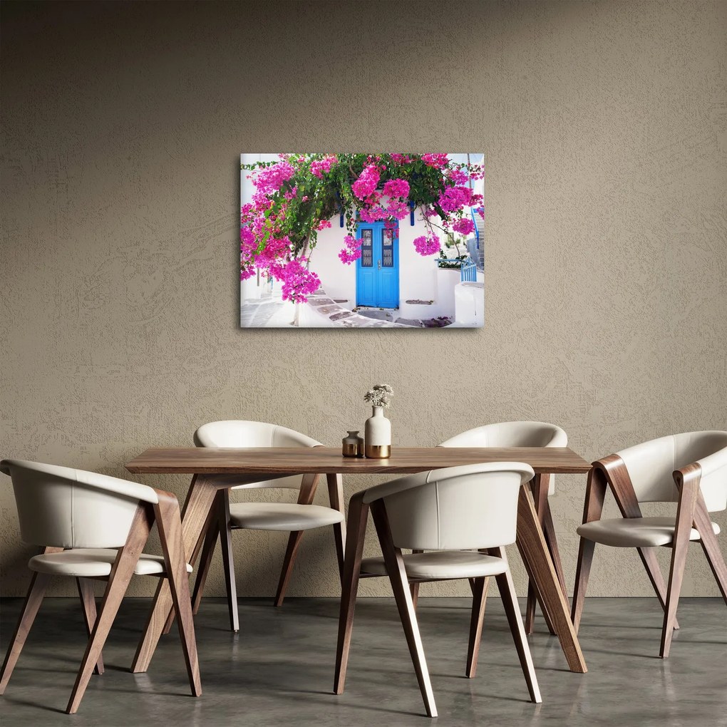 Obraz - Tradycyjny grecki dom (70x50 cm)