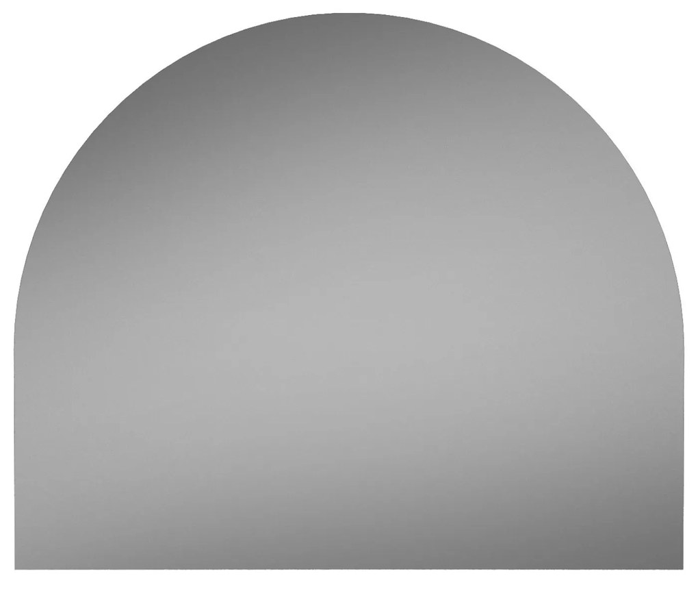 Lustro owalne oszlifowane portalowe bezramowe bez podświetlenia 100 X 78 CM RONA | Różne kolory szkła : Kolor tafli szkła - Grafit