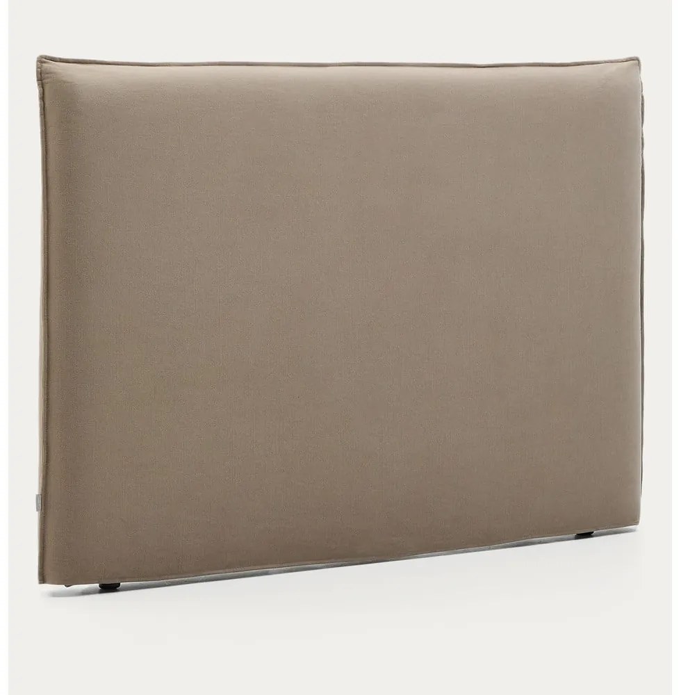 Szarobrązowy tapicerowany zagłówek 180x118 cm Jaira – Kave Home