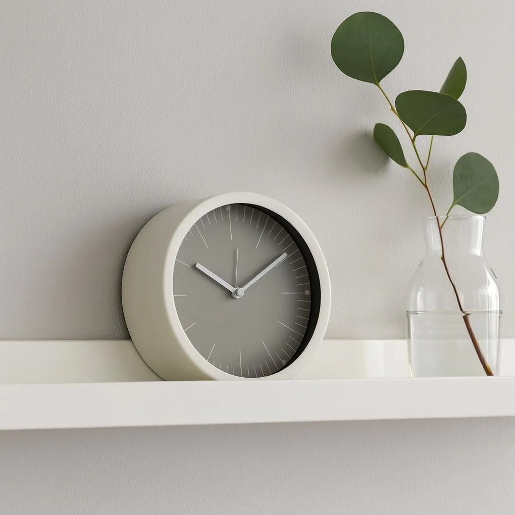 Zegar stojący na komodę GIST, minimalistyczna tarcza, Ø 15