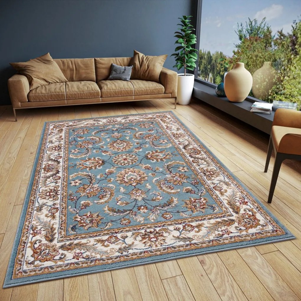 Dywan Luxor Perski Florystyczny miętowo - kremowy 120 cm x 170 cm