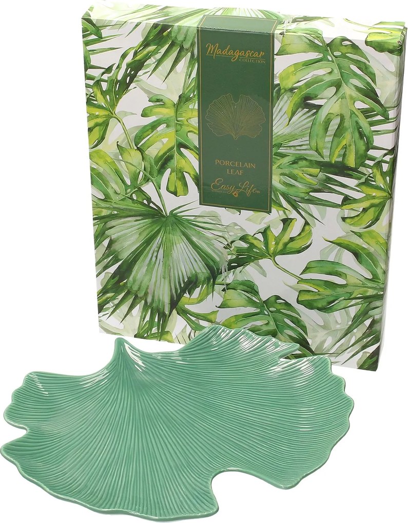 Półmisek Jungle Leaves 35cm light green