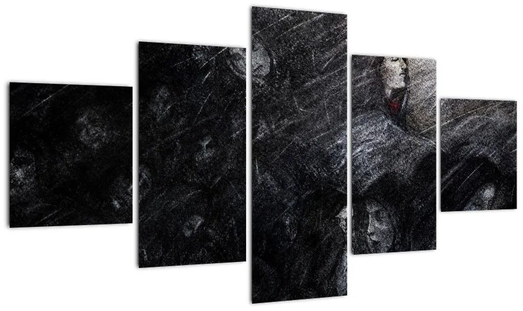 Obraz - Smutek i wyrzeczenie (125x70 cm)