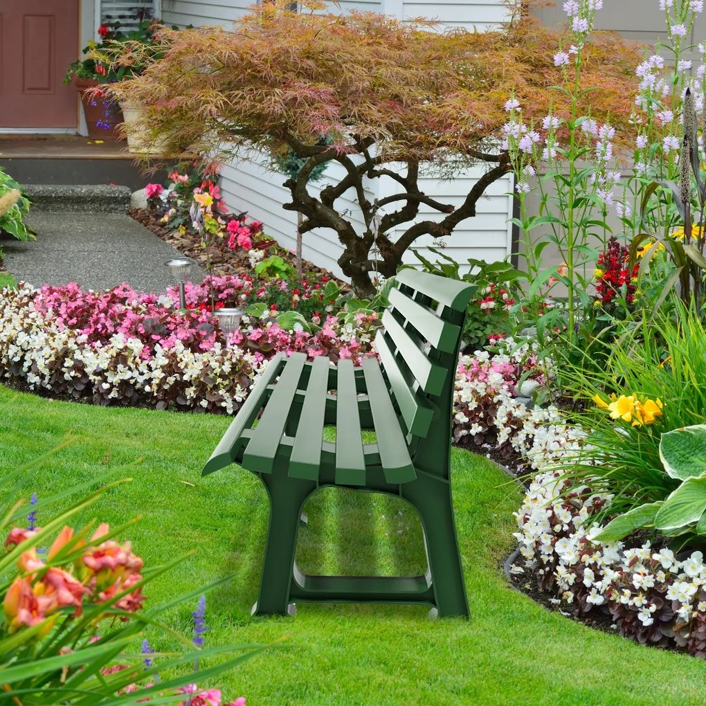 Ławka ogrodowa ORCHIDEA, 145x49x74cm, zielony I.P.A.E-Progarden