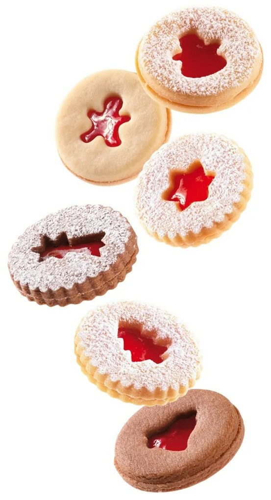 Tescoma Foremki do wykrawania kruchych ciastek bożonarodzeniowych DELÍCIA, 8 szt.