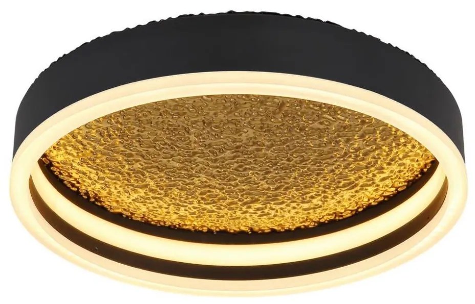 Globo 48460-24 - LED sufitowe HEDI LED/24W/230V pr. 30 cm czarne