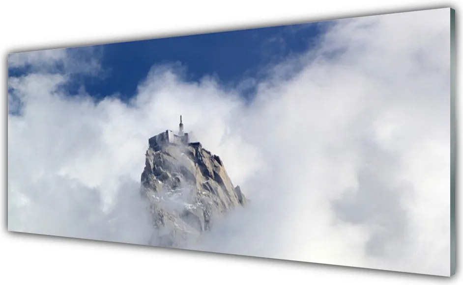 Panel Szklany do Kuchni Szczyty Nad Oceanem Chmur
