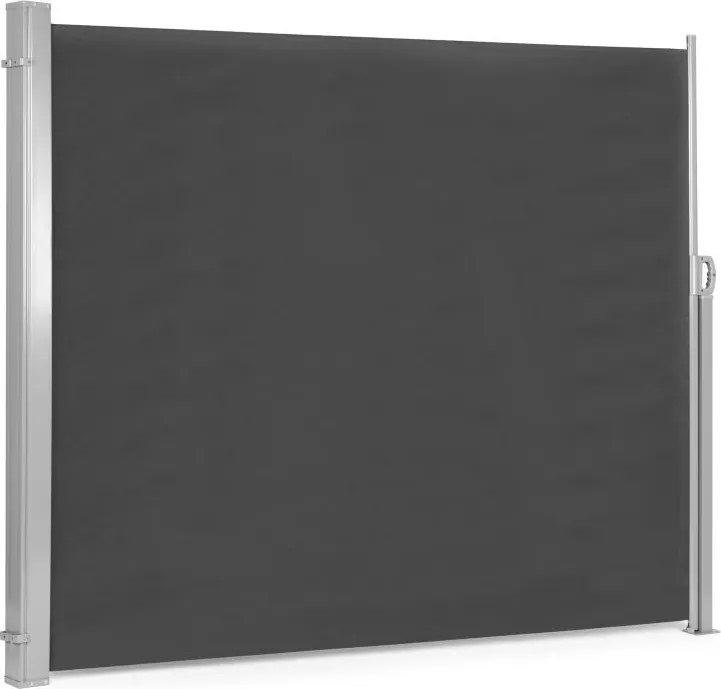 Parawan ogrodowy boczny na taras składany AW-011A, 300x180 cm, antracyt