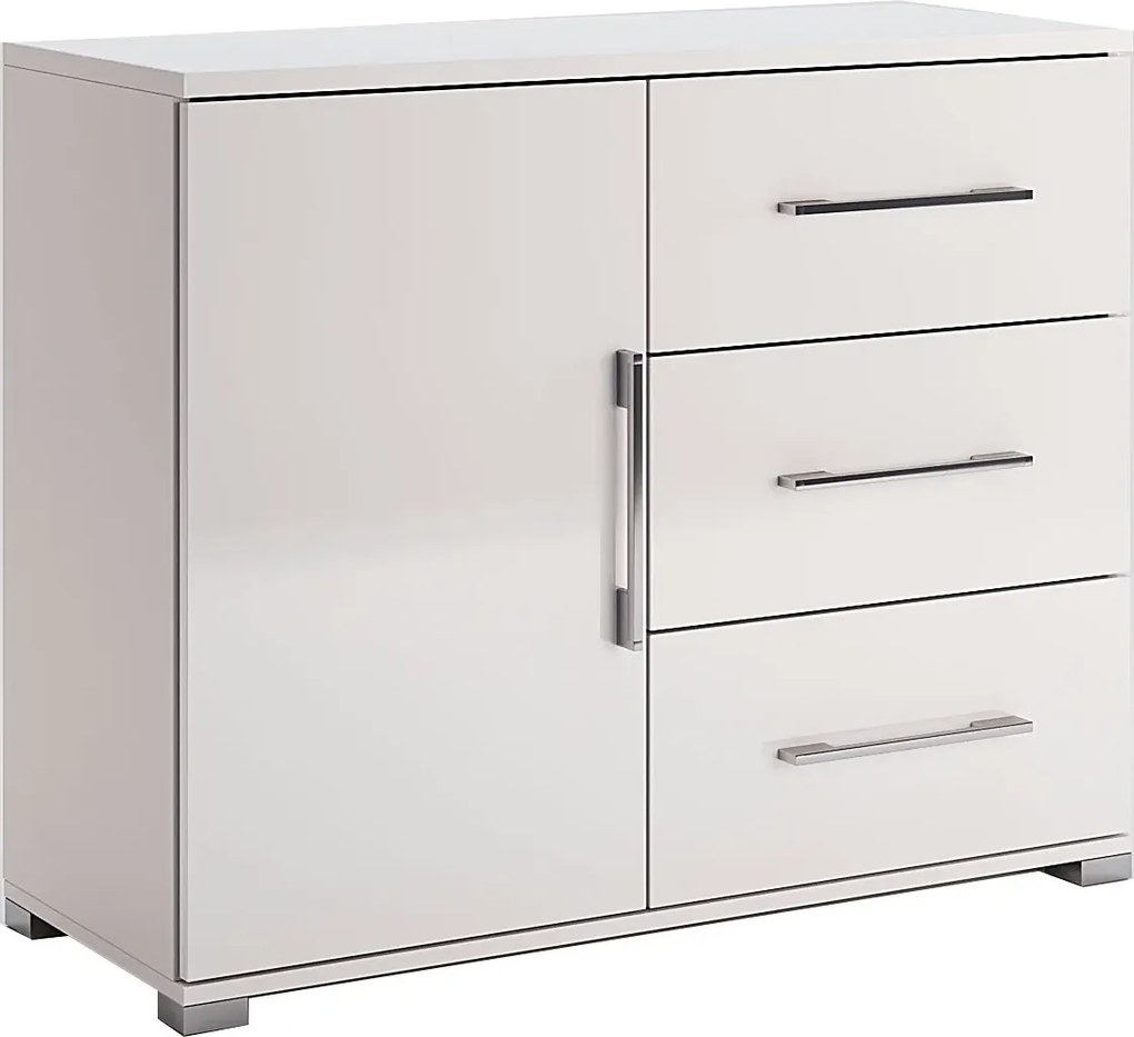 Biała nowoczesna komoda 100 cm T4-G26