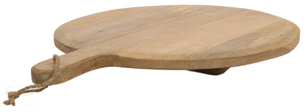 Okrągła deska do serwowania z drewna mango, Ø 47 cm