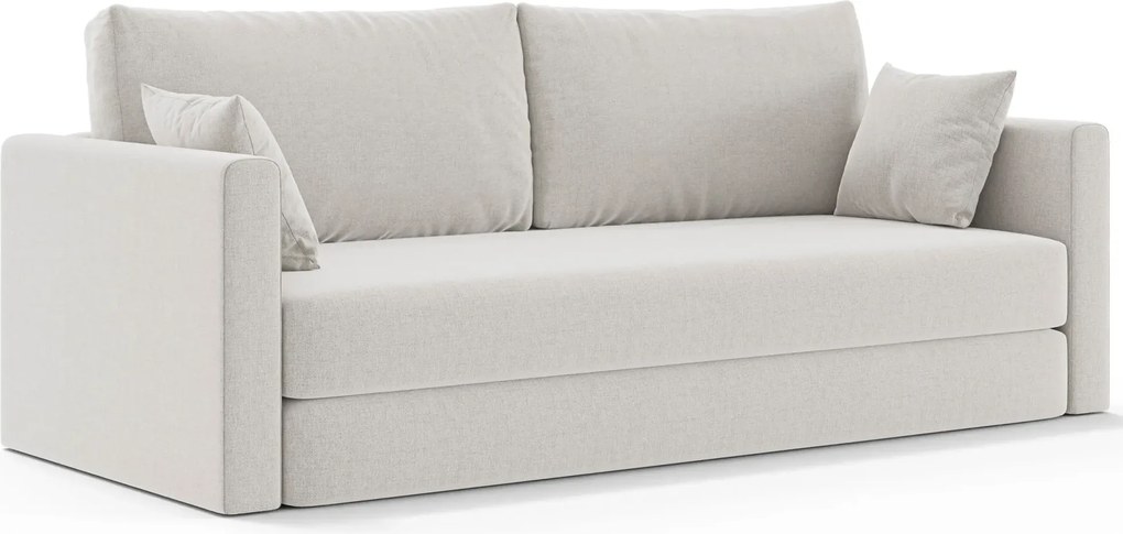 Rozkładana sofa z poduszkami do salonu - 32 kolory A1-D36