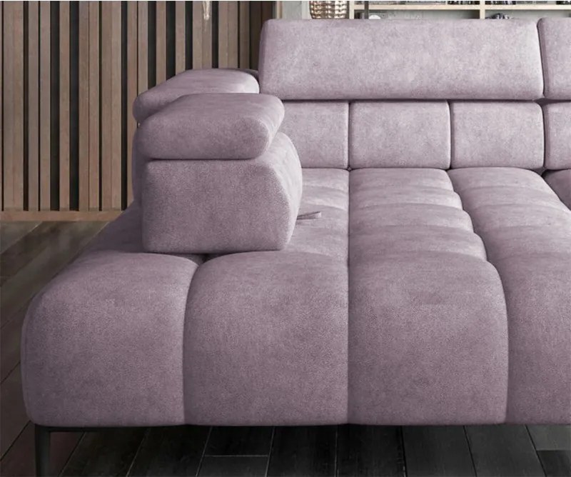 Narożnik PLAZA L z elektryczną regulacją siedziska WERSAL