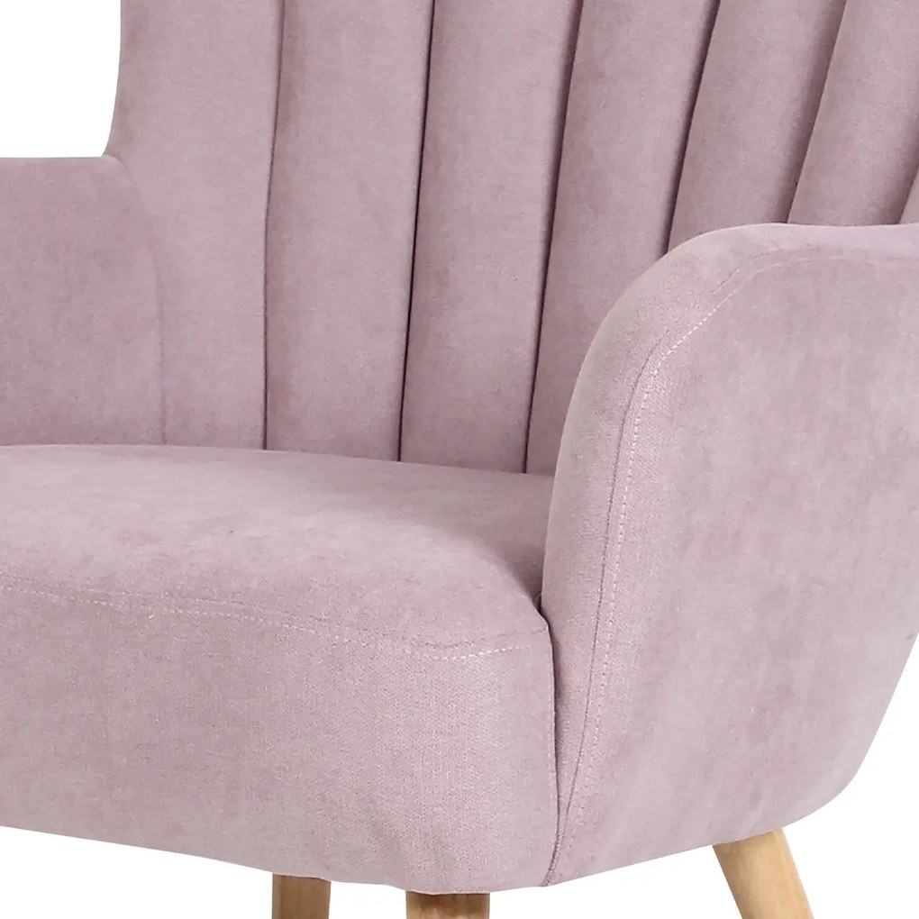 Fotel PINK2, różowy